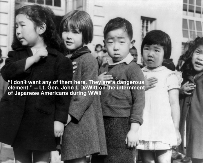 JapaneseAmericansChildrenPledgingAllegiance1942-2