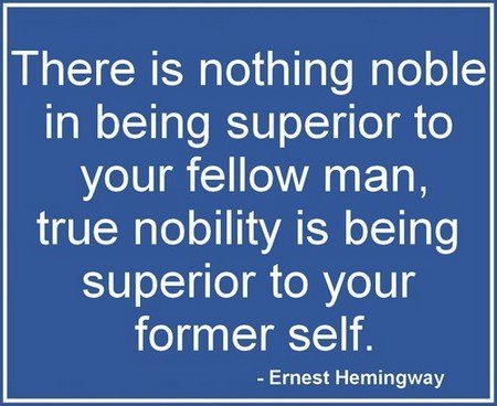 Hemingway says, "STFU."